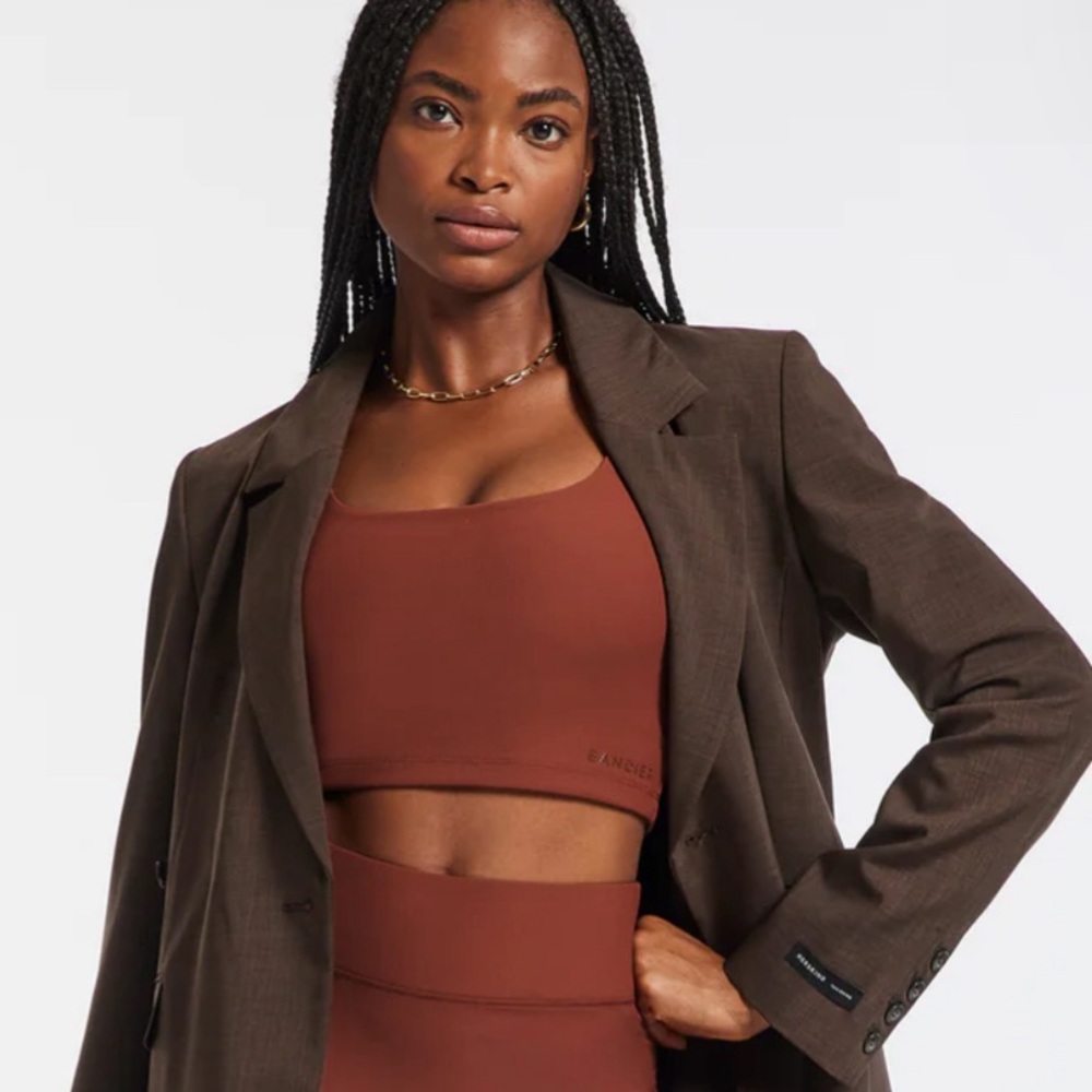 Bandier Ribbed Sports Bra